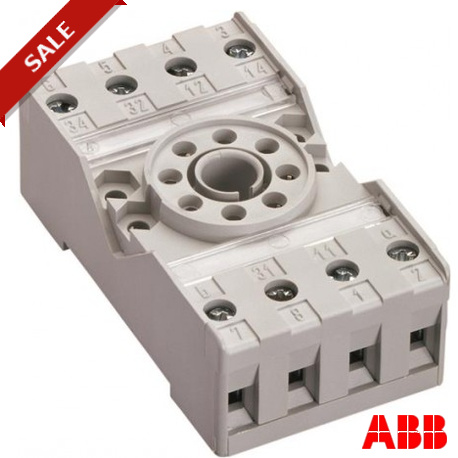 CR-U2SM 1SVR405670R1100 ABB CR-U2SM Socket small for 2c/o CR-U relay