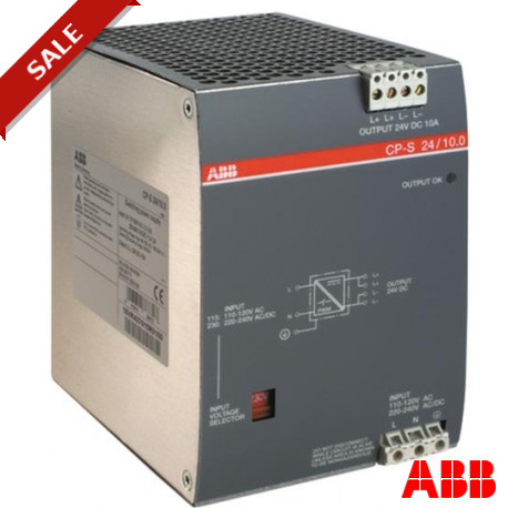 CP-S 24/10.0 1SVR427015R0100 ABB CP-S 24/10.0 Power supply In:110-130VAC/220-240VAC Out:DC 24V/10A