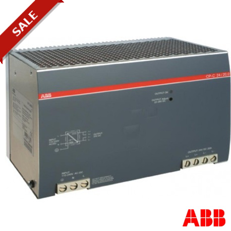 CP-C 24/20.0 1SVR427026R0000 ABB CP-C 24/20.0 Power supply In:110-240VAC/100-350VDC Out:DC 24V/20A