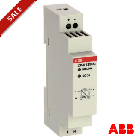 CP-D 24/0.42 1SVR427041R0000 ABB CP-D 24/0.42 Power supply In: 100-240VAC Out: 24VDC/0.42A