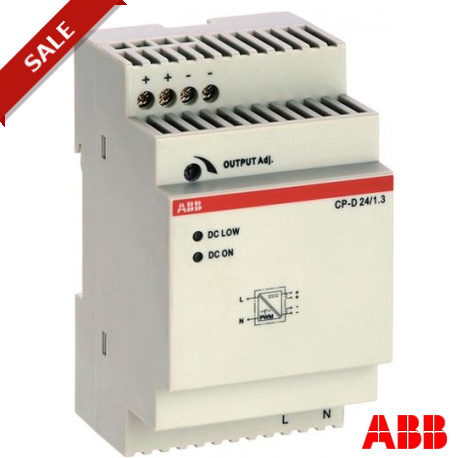 CP-D 24/1.3 1SVR427043R0100 ABB CP-D 24 / 1.3 Alimentazione In: 100-240VAC Out: 24VDC / 1.3A