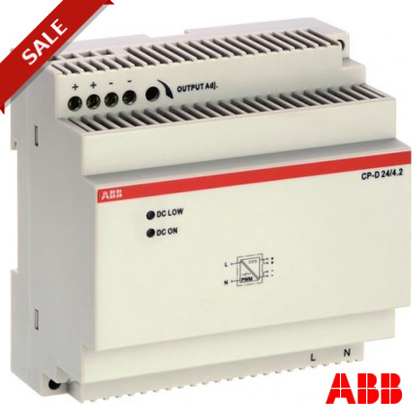 CP-D 24/4.2 1SVR427045R0400 ABB CP-D 24 / 4.2 Alimentazione In: 100-240VAC Out: 24VDC / 4.2A