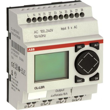 CL-LSR.12DC2 1SVR440711R0100 ABB CL-LSR.12DC2 Logic relay 24VDC, 8I/4O, relay