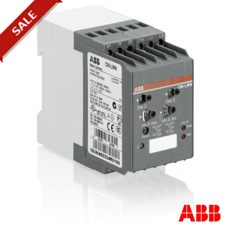 CM-LWN 1SVR450332R0100 ABB CM-LWN Motor load monitor, 2x1c/o L1-L2-L3 500VAC,L1/k-L1/l 20A,380-440VAC