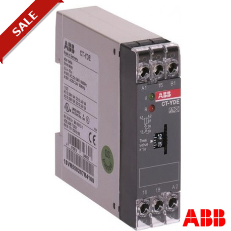 CT-YDE 1SVR550207R4100 ABB CT-YDE Time relay, star-delta 1c/o, 0.3-30s, 24VAC/DC 220-240VAC