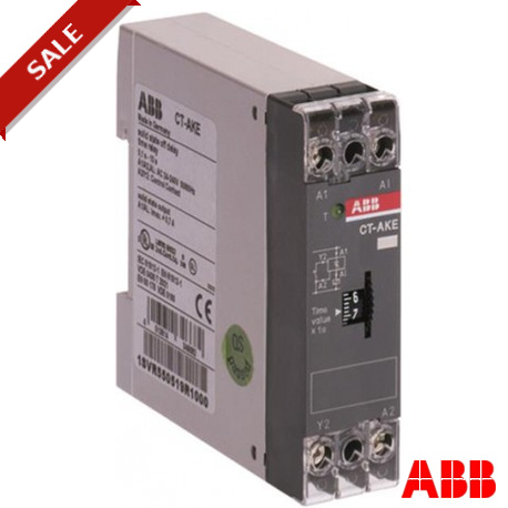 CT-AKE 1SVR550519R1000 ABB CT-AKE Time relay, OFF-delay solid-state, 1n/o, 0.1-10s, 24-240VAC