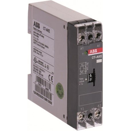 CT-AKE 1SVR550519R4000 ABB CT-AKE Zeitrelais, rückfallverzögert Festkörper-, 1n / o, 0.3-30s, 24-240VAC