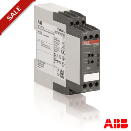 CT-APS.21S 1SVR730180R0300 ABB CT-APS.21S Time relay, OFF-delay 2c/o, 24-240VAC/DC