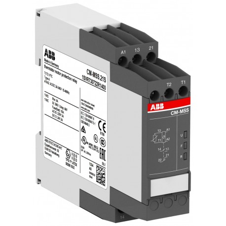 1SVR730722R1400 ABB CM-MSS.21S RELE CONTROL MOTOR x PTC