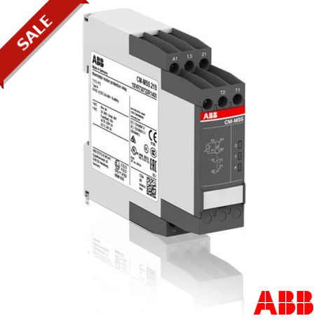 CM-MSS.21S 1SVR730722R1400 ABB CM-MSS.21S Therm. motor protec. relay 1n/o+1n/c, 24-240VAC/DC