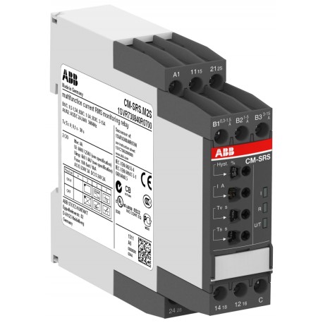 1SVR730840R0600 ABB CM-SRS.M1S RELe CTRL CORRIENTE 2 C/C TOR