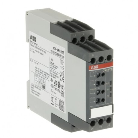1SVR730885R1300 ABB CM-MPS.11S RELe CTRL TRIFaSICO 2 C/C TOR