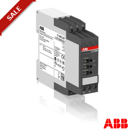 CT-WBS.22P 1SVR740040R3300 ABB CT-WBS.22P Time relay, impulse & flasher 2c/o, 24-48VDC, 24-240VAC