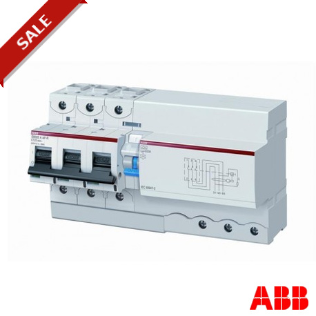 2CCA894005R0844 ABB Residua corrente Interruttori con protezione di sovracorrente DS800N Numero di poli 4 ca..