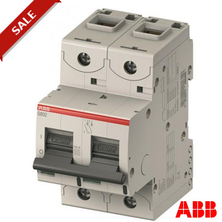 S802PV-M63 2CCD842001R1590 ABB Int.sec. S802PV-M63 2p 63A 