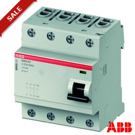 IS40463 2CCF544160E0630 ABB IS40463 Switch Disconnector 4 Poles 63A ~230/400V