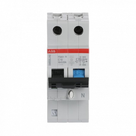 2CCL562110E0104 ABB SMISSLINE-I.Com FS401M C 10A 30mA