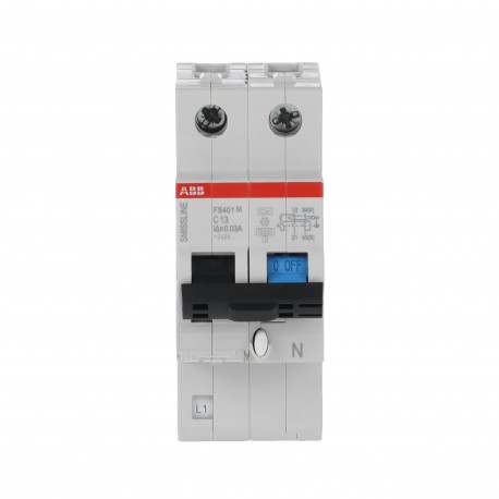 2CCL562110E0134 ABB SMISSLINE-I.Com FS401M C 13A 30mA