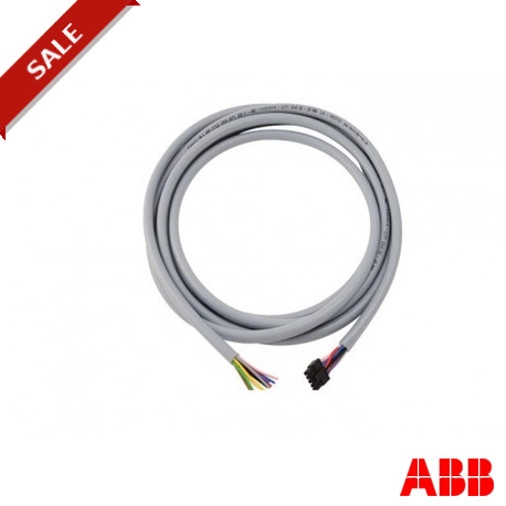 S800-RSU-CP 2CCS800900R0541 ABB S800-RSU-CP S800-RSU/S500-RSU cable incl. plug 3 meters cable 0,5 mm2 (AWG20..