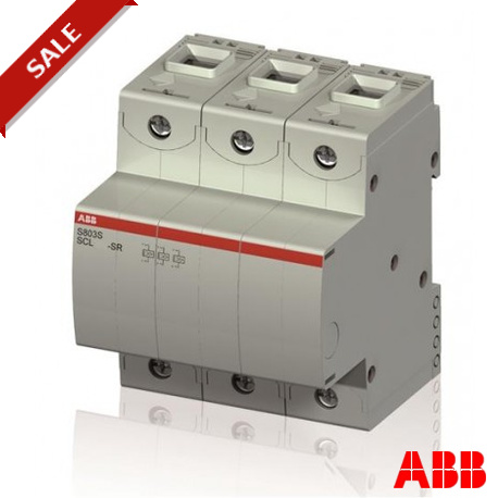 S803S-SCL32-SR 2CCS803901R0539 ABB S803S-SCL32-SR Self-resetting short-circuit current limiter 32A 3-pole te..