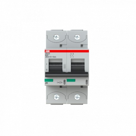 2CCS862001R0205 ABB Int.aut. S802S-B20 2p 20A B 50kA