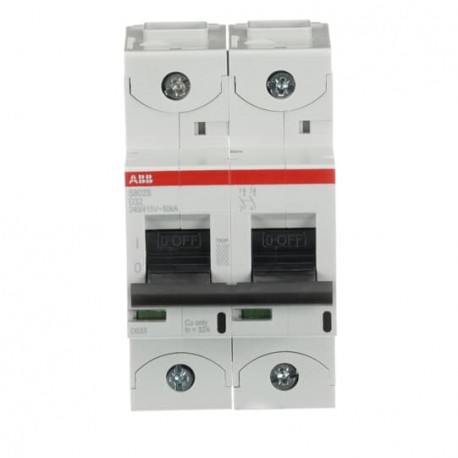 2CCS862001R0321 ABB Int.aut. S802S-D32 2p 32A D 50kA