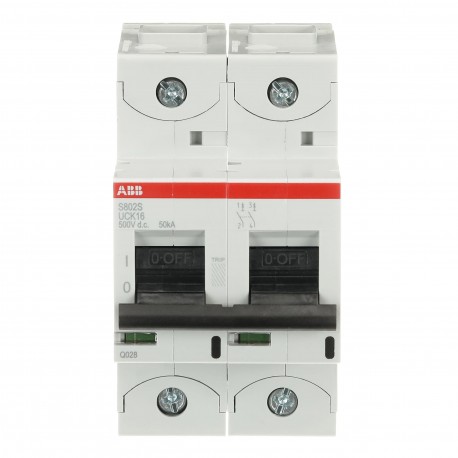 2CCS862001R1467 ABB Int.aut. S802S-UCK16 2p 16A UCK 50kA