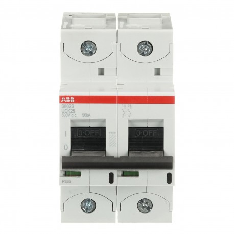 2CCS862001R1517 ABB High Performance Circuit Breaker S800S Auslösecharakteristik K Anzahl der Pole 2 Bemessu..