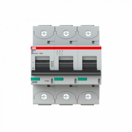 2CCS863001R0084 ABB Int. aut. S803S-C8 3p 8A C 50kA