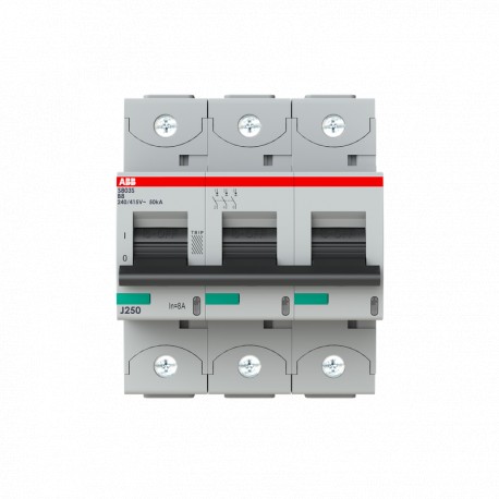 2CCS863001R0085 ABB Int. aut. S803S-B8 3p 8A B 50kA