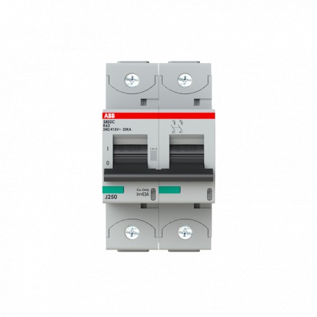 2CCS882001R0597 ABB Int.aut. S802C-K63 2p 63A K 25kA