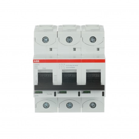 2CCS883001R0631 ABB Int.aut. S803C-D63 3p 63A D 25kA