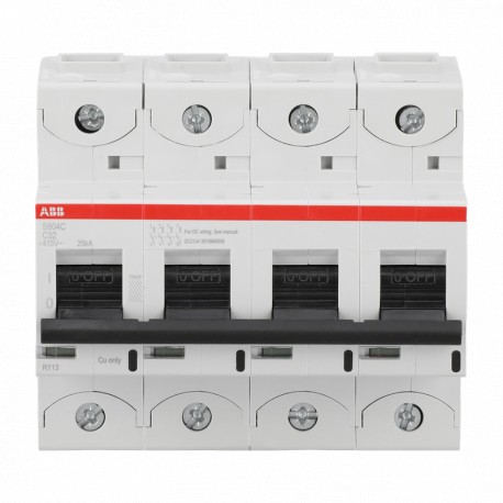 2CCS884001R0324 ABB Int.aut. S804C-C32 4p 32A C 25kA