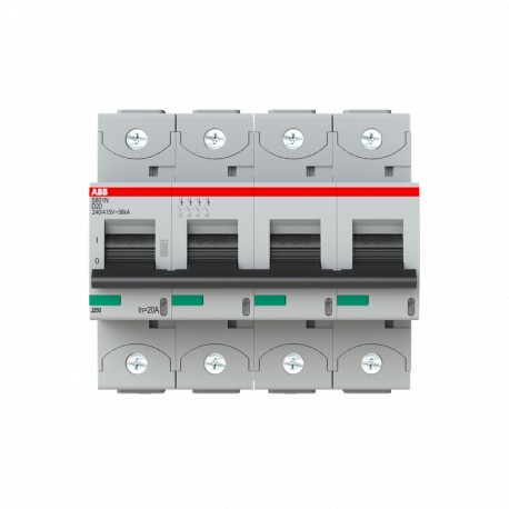 2CCS894001R0201 ABB Int.aut. S804N-D20 4p 20A D 36kA