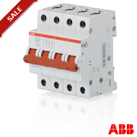 SD204/50 2CDD284101R0050 ABB SD204/50 Switch Disconnector 4P, 50A