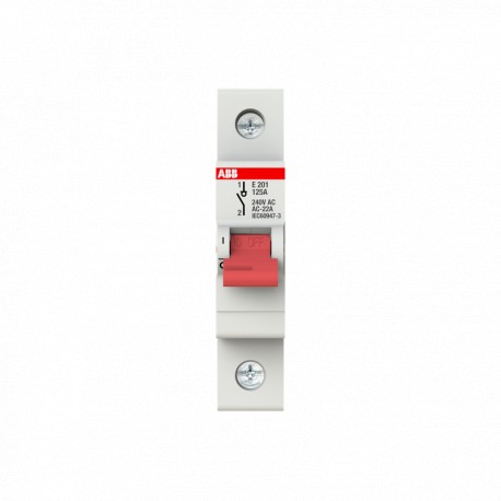 2CDE281001R0125 ABB Int.secc. E201/125RD 1p 125A