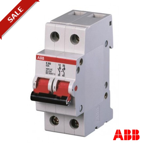 E202/80RD 2CDE282001R0080 ABB Int.secc. E202/80RD 2p 80A