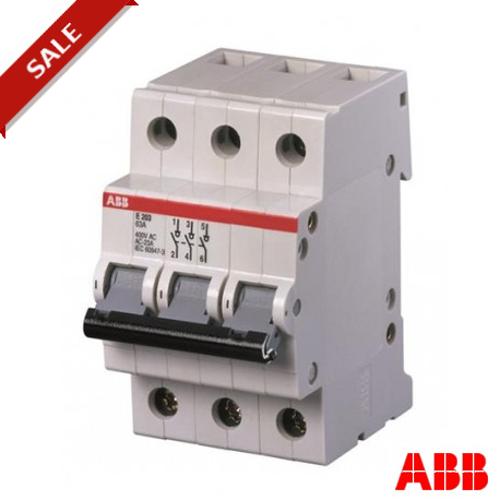 E203/80RD 2CDE283001R0080 ABB Int.secc. E203/80RD 3p 80A