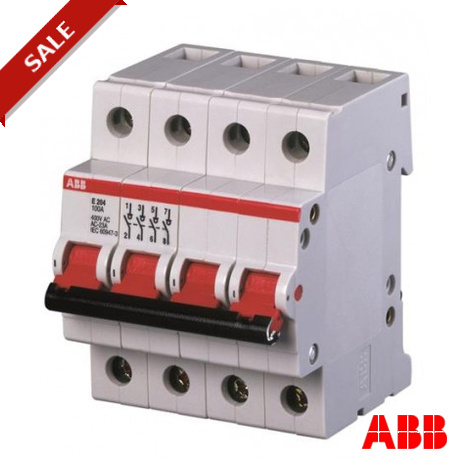 2CDE284001R0100 ABB Int.secc. E204/100RD 4p 100A