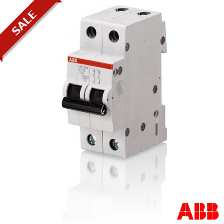 SH202-C10 2CDS212001R0104 ABB Miniature Circuit Breaker SH200 2P C 10 A
