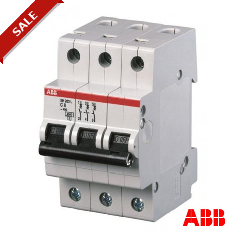 SH203-C40 2CDS213001R0404 ABB Disjoncteur miniature SH200 3P C 40 A