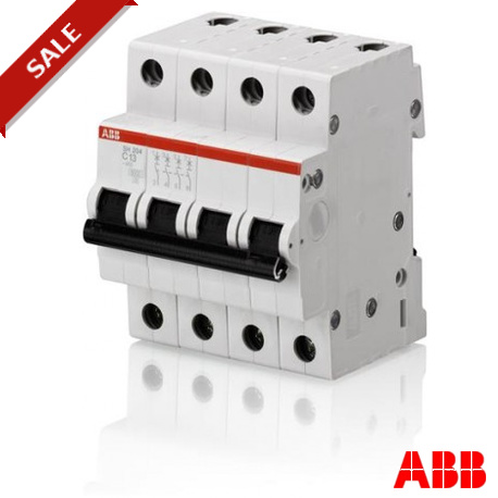SH204-C6 2CDS214001R0064 ABB Miniature Circuit Breaker SH200 4P C 6 A