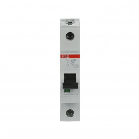 2CDS251001R0061 ABB Miniature Circuit Breaker S200 1P D 6 A