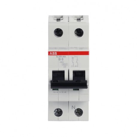 2CDS251103R0065 ABB Miniature Circuit Breaker S200 2P B 6 A