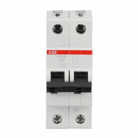 2CDS251103R0204 ABB Miniature Circuit Breaker S200 2P C 20 A