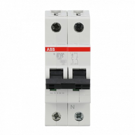 2CDS251103R0255 ABB Miniature Circuit Breaker S200 2P B 25 A