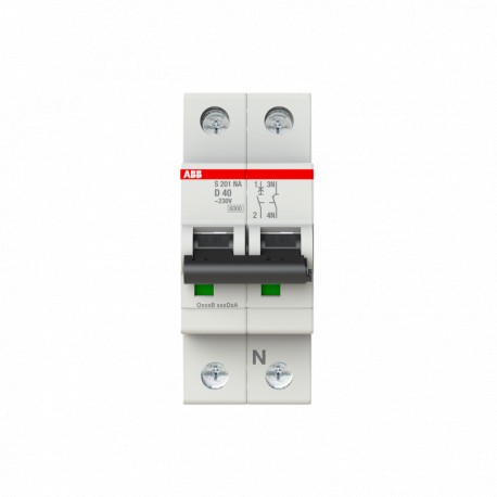 2CDS251103R0401 ABB Miniature Circuit Breaker S200 2P D 40 A