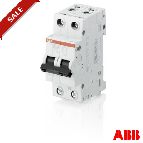 S201-C80NA 2CDS251103R0804 ABB Miniature Circuit Breaker S200 80-100A 2P C 80 A