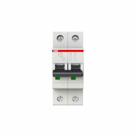 2CDS252001R0165 ABB Miniature Circuit Breaker S200 2P B 16 A