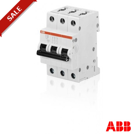 S203-C2 2CDS253001R0024 ABB Miniature Circuit Breaker S200 3P C 2 A